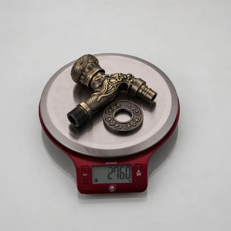 

Antique Bronze Dragon Wall Mounted Tap Sink Faucet Dragon Washing Machine Tap