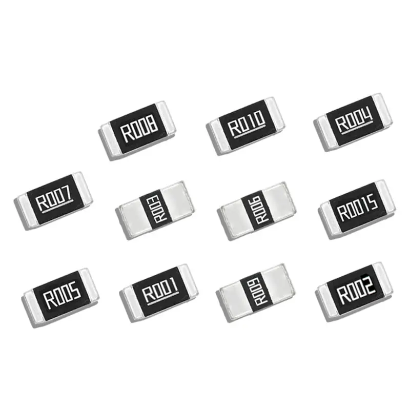 50 шт. 2512 3W SMD сплав Набор резисторов 1% Допуск 0.002R 0.007R 0.012R 0.025R 0.1R 0.18R 0 22 Ом низкая Ohmic