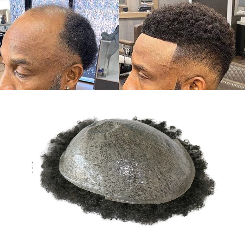 

Искусственные афро-волосы для мужчин, 6 мм