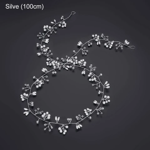 Acessórios para cabelos de casamento novos Cristal pérolas cinturões de cabelo de casamento ornamentos de cabelo jóias de jóias tanque de cabeça noiva Hot Bands Hot