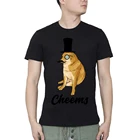 Необычные cheems dog meme модные майки для мужчин мужские футболки, распродажа, бесплатная доставка
