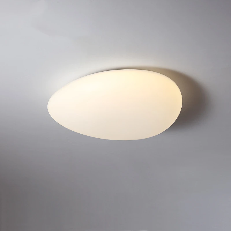Nordic Hot-selling Led Ceiling Lamp Living Room Bedroom Aisle Balcony Creative PE Material Cobblestone Decorative Lighting