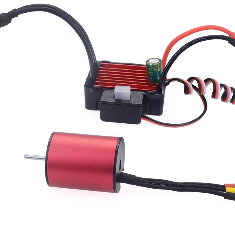 

SURPASS HOBBY KK Waterproof Combo 2430 5800KV Brushless Motor with 25A ESC for 1:16 1:18 GTR/Lexus RC Drift Racing Car