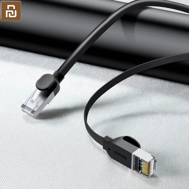 Оригинальный гигабитный Ethernet кабель RJ45 Круглый/плоский не застревает в