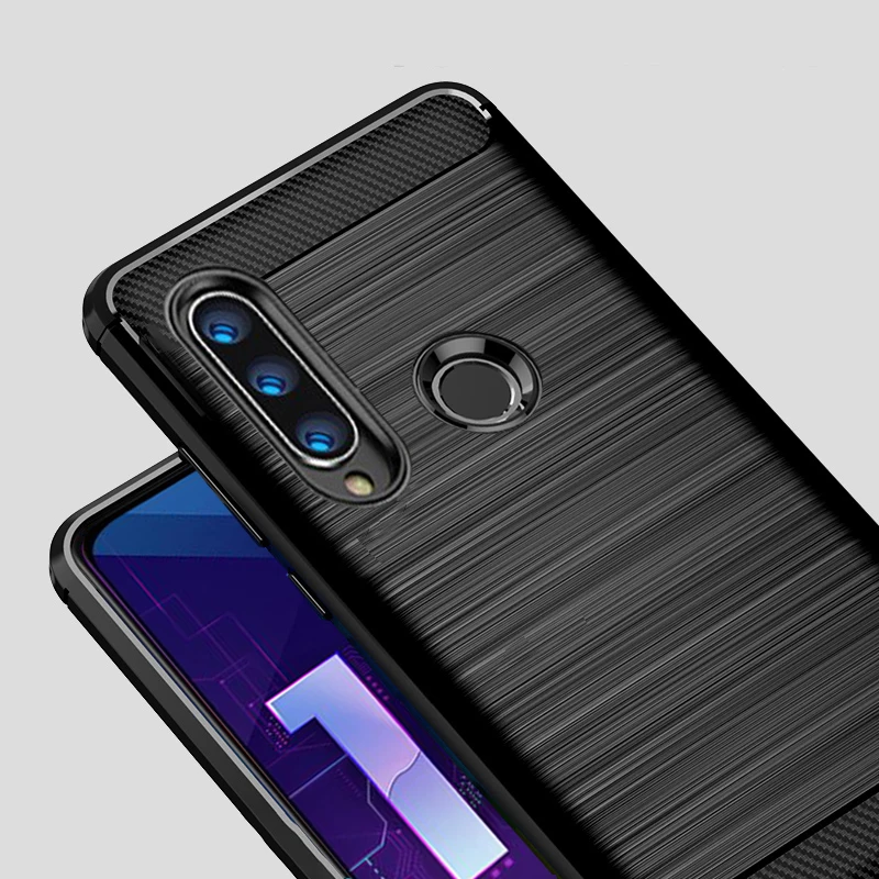 Противоударный чехол из углеродного волокна для Honor 20 lite телефона Huawei 10 i Прочный
