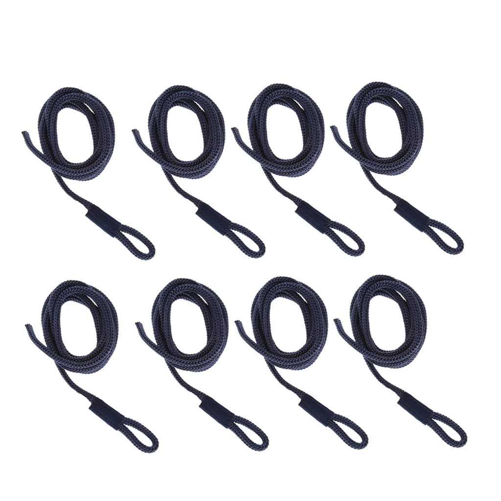 8 шт. Синяя линия для кранцов лодок длина 1 5 м диаметр каната 6 мм|Лодочный якорь| |