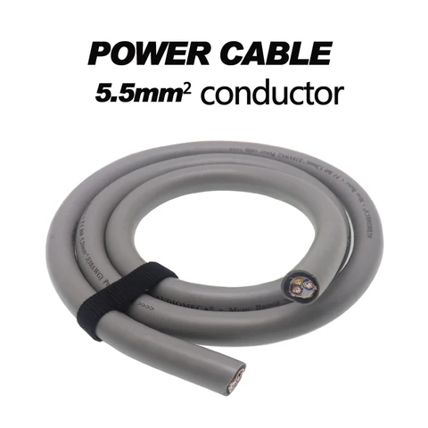 Audiomeca кабель питания Hi-Fi Чистая медь и посеребренный плетеный провод 5,5 мм2