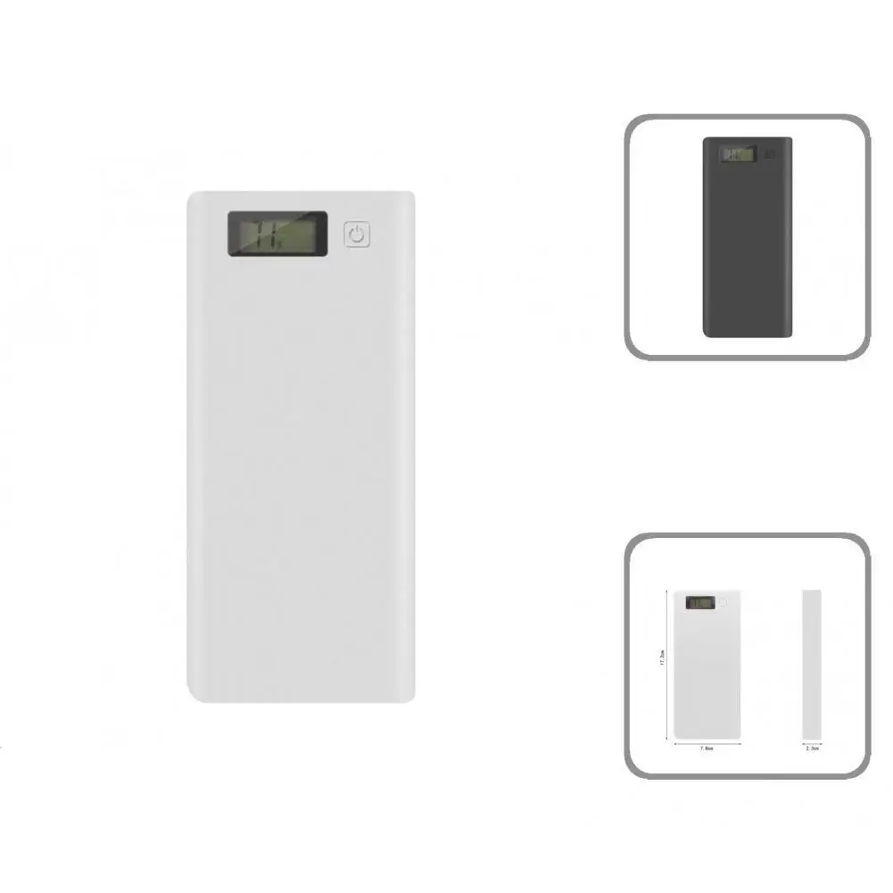 

Практичное зарядное устройство для аккумуляторов с двумя USB-портами, 8x18650