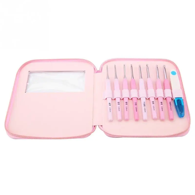 9 шт. вязальные спицы инструменты для вязания набор вязальных спиц с красочной