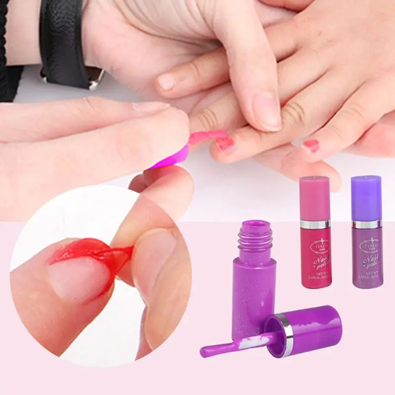 Children Makeup Suitcase Nail Polish Eyeshadow Lipsticks Kits Simulation Princess Cosplay Tool Girls Safe Water Soluble