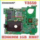 Для DELL Vostro 3550 V3550 Материнская плата ноутбука HD6630M 1 ГБ CN-0XV36V 0XV36V XV36V CN-0F3GY0 0F3GY0 F3GY0 материнская плата 100% тесты OK