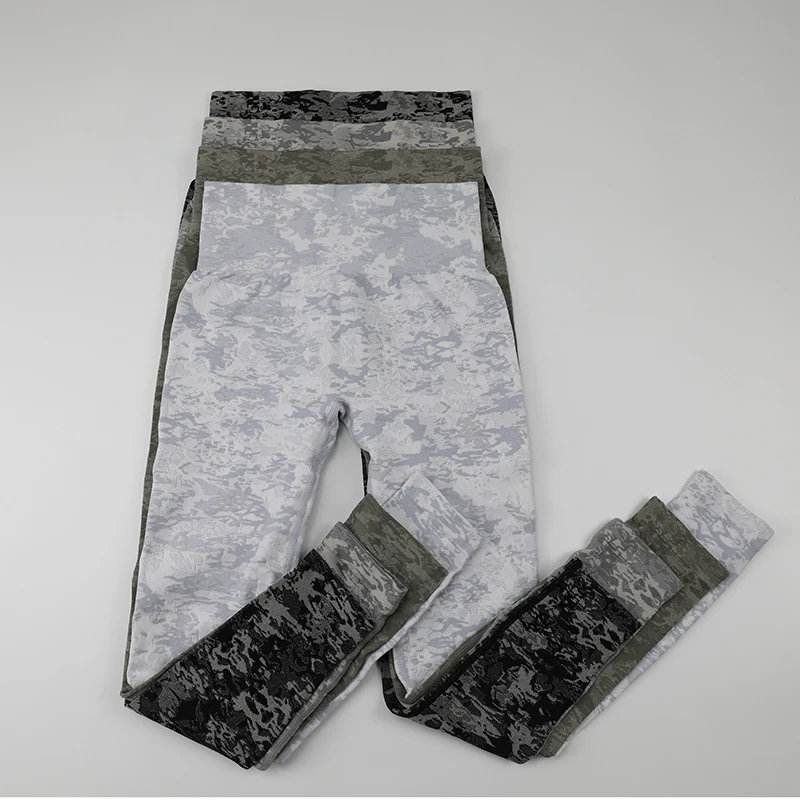 

New Camo Women Gym Yoga Seamless Pants Sports Clothes Stretchy Push Up Leggings Athletic Exercise Fitness Sport Woman Tights