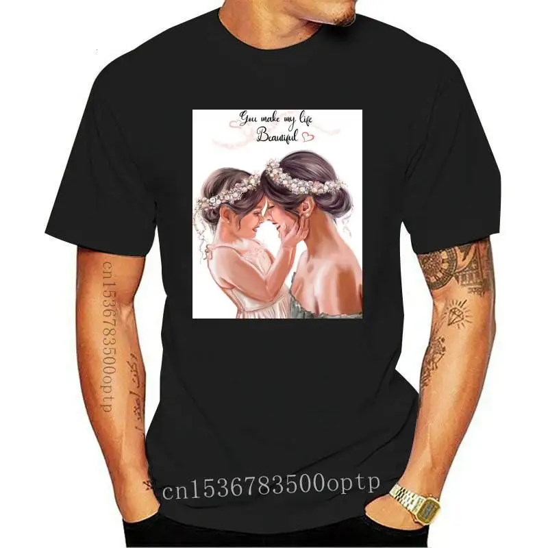 

New T-shirts Women Spring Summer Cute Daughter Cartoon Mom Mother Mama Clothes Graphic Tshirt Top Lady Print Female Tee T-Shirt