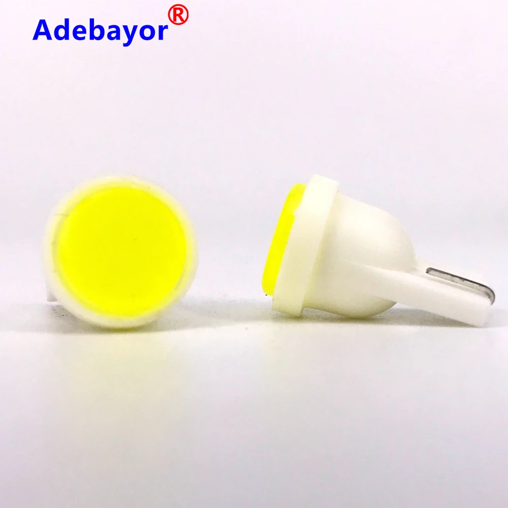 

Светодиодсветодиодный лампы T10 W5W COB DC 12 В, 500 шт.