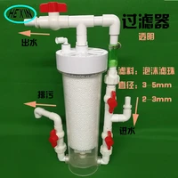 foam filter beads filter suspended solids filter lower turbidity in situ backwash sewage high efficiency filter
