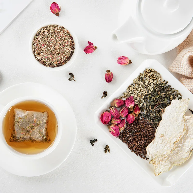 Чай в виде белой тыквы листьев лотоса розовый чай 160 г улун с мешками для здоровья