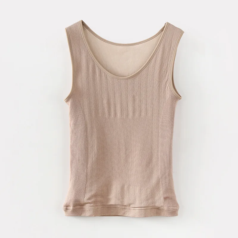 Новинка зимы круглый вырез сохраняющий тепло женское Бесшовное термобелье топы