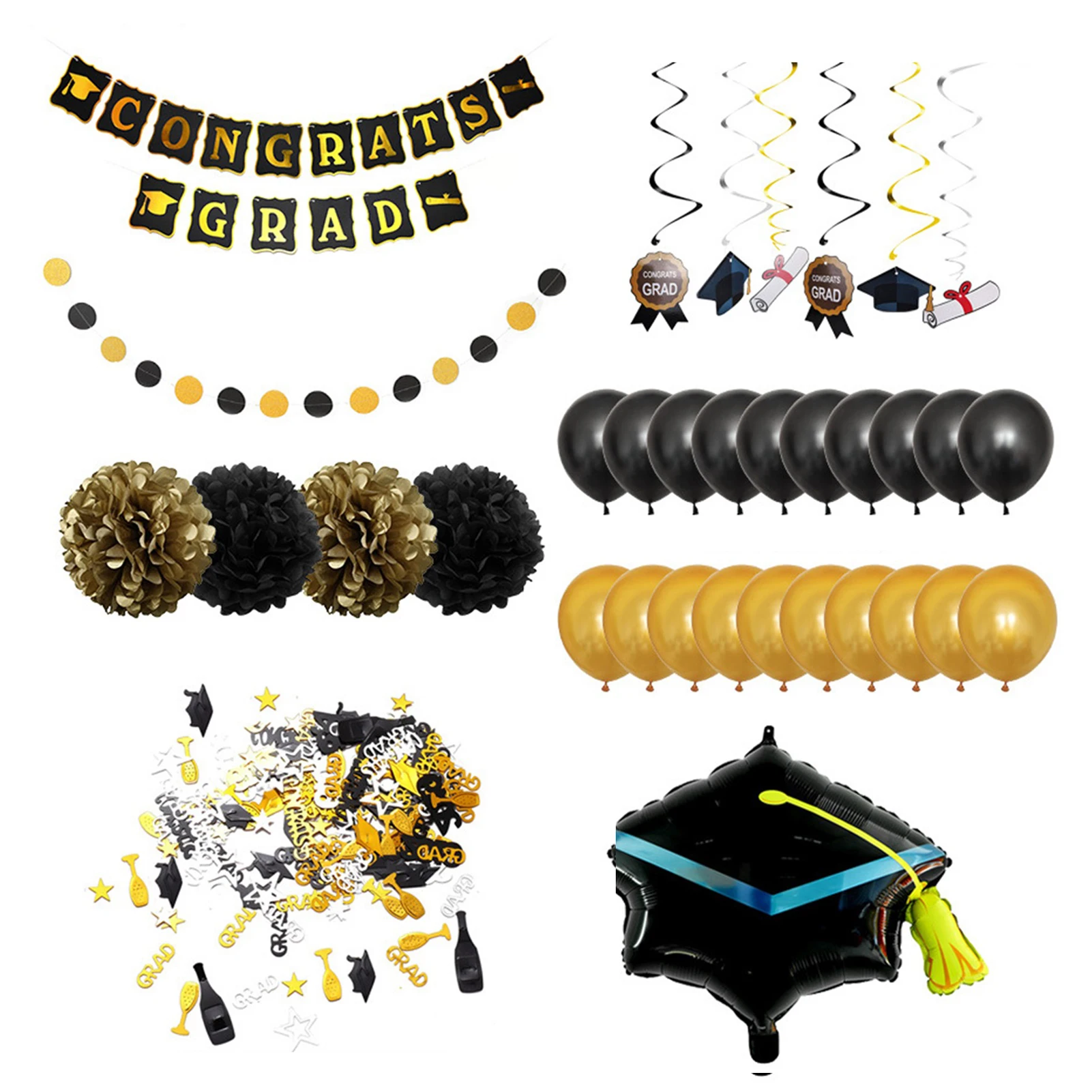 

Graduation supplies graduate balloon set graduation scenario decoration balloon decoration Accessory