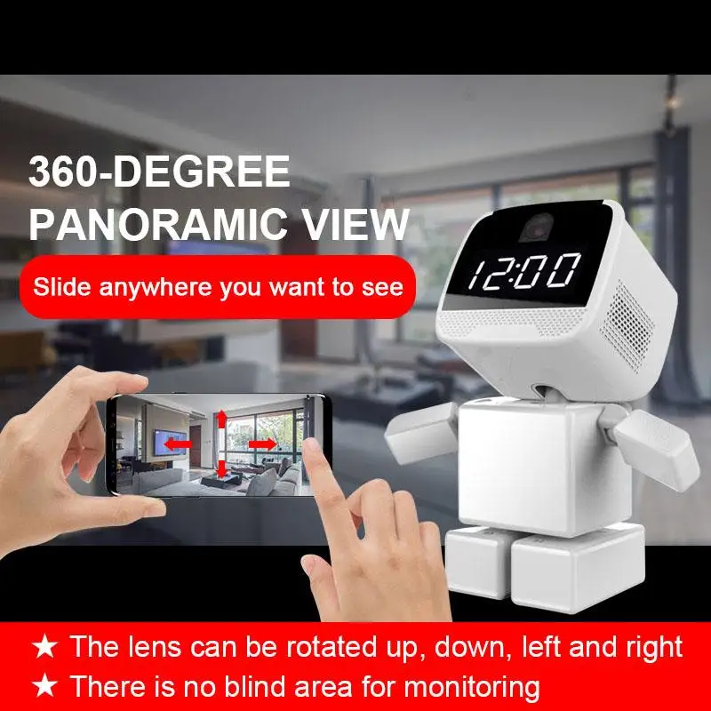 

Indoor Smart Wifi Camera HD 1080P Wireless IP Camera Intelligent Auto Tracking Of Human Home Baby Security Surveillance