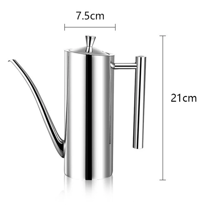 700 мл нержавеющая сталь контроль масленка бутылка для соевого соуса Герметичная