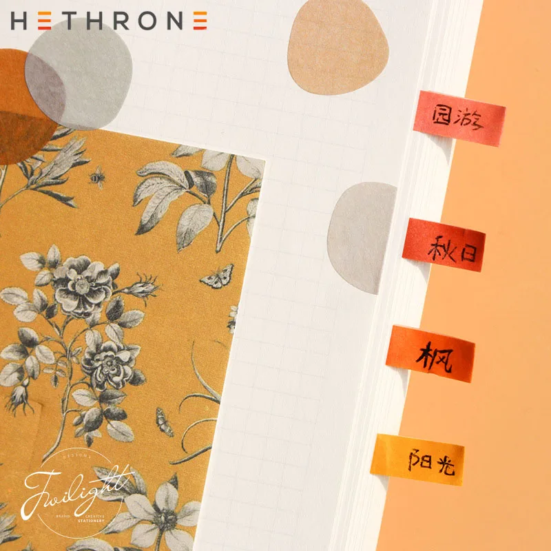 Красивые Мультяшные цветные нестандартные круглые бумажные этикетки hetron