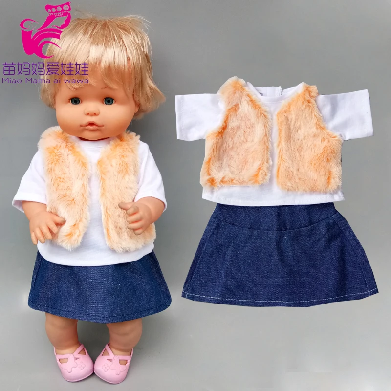 

baby doll Christmas costume for 42 cm doll clothes legging Ropa y su Hermanita 16 inch costume for baby gift