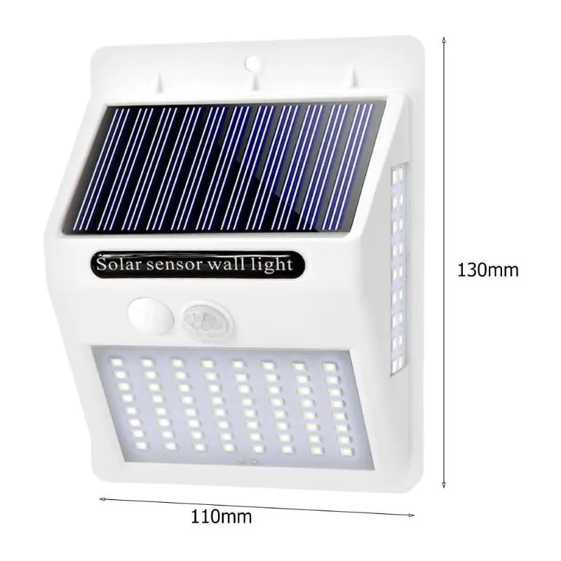 

100LED Three-sided Solar Light Motion Sensor Light Outdoor Yard Street Lamp Waterproof Solar Light Outdoor Lighting Garden Lamp