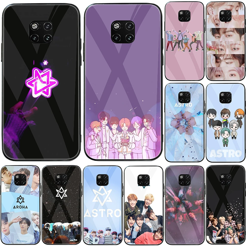 Чехол из закаленного стекла для Huawei Mate 9 10 20 30 40 Pro Plus Lite KPOP ASTRO Heart | Мобильные