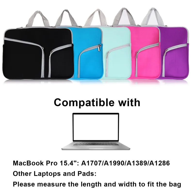 

USA Stock Handbag Laptop Bag Notebook Case Cover Storage Bags Computer Sleeve for MacBook Samsung Chromebook HP Acer Lenovo