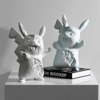 pok%c3%a9mon pikachu surrounding figure christmas gifts toy statue sculpture kawaii anime characters cute collection decorations