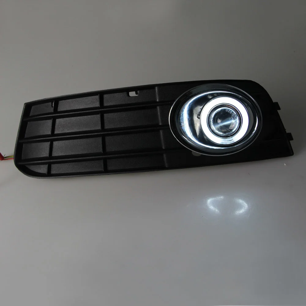 

Новые инновационные Галогенные Противотуманные Проекционные линзы CCFL «ангельские глазки» для Audi A4L B8 2009-12, 2 шт.