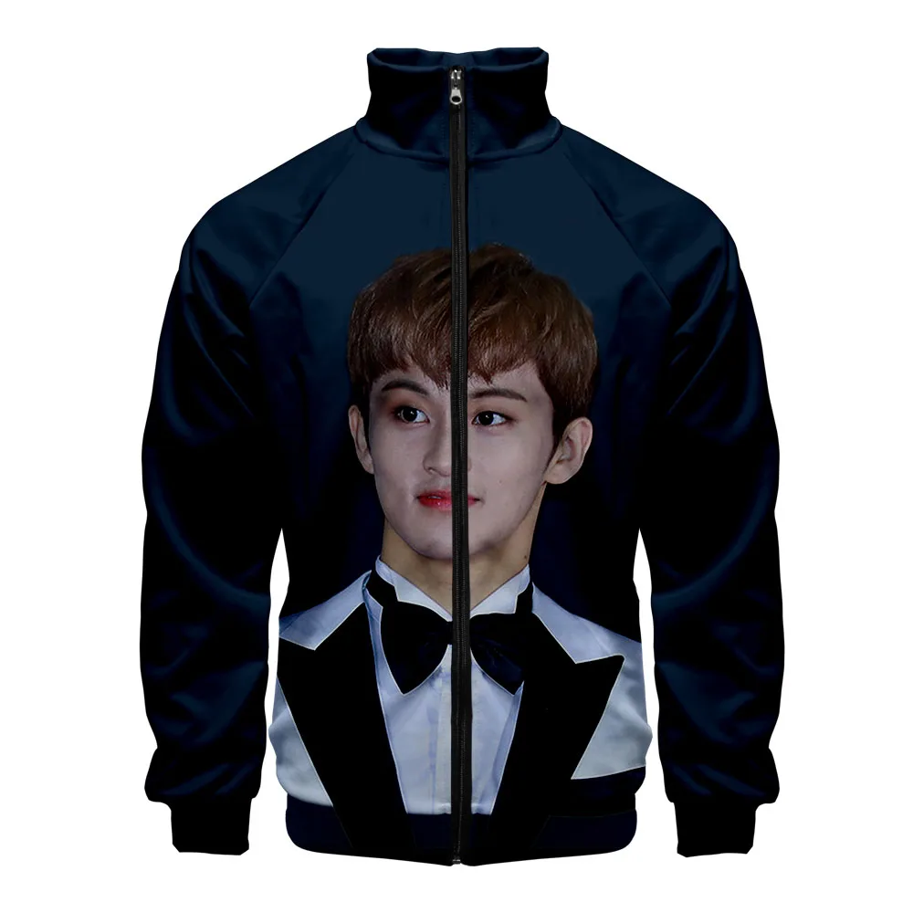 Новая корейская мода basuperm BAEKHYUN KAI Mark LUCAS TEN Taeyong Lee Taemin 3D толстовки куртки супер M