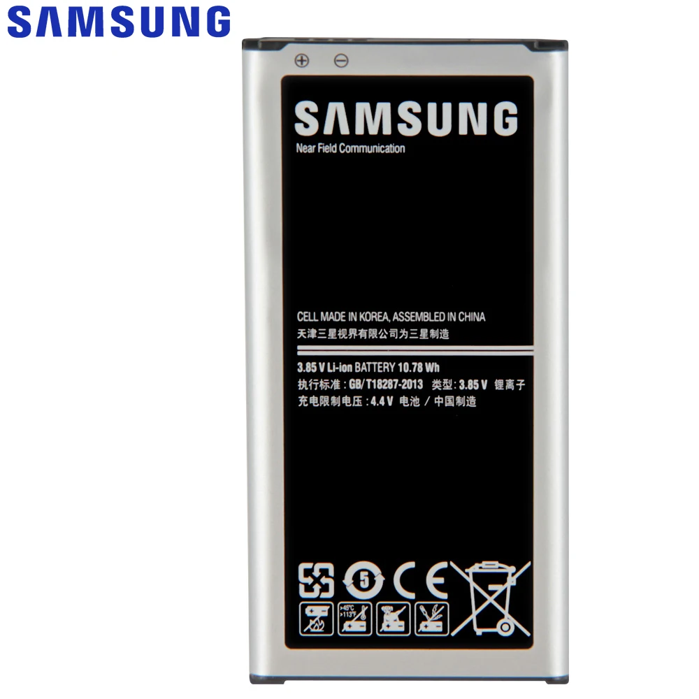 SAMSUNG оригинальный аккумулятор EB BG900BBE BG900BBC BG900BBU для Samsung Galaxy S5 SM G870A G900S/Мама/Папа/FD