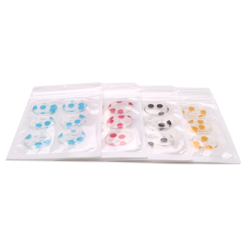 

6pcs/set Drum Mute Silencer Snare Drums Silicone Pads Quiet Sound Off