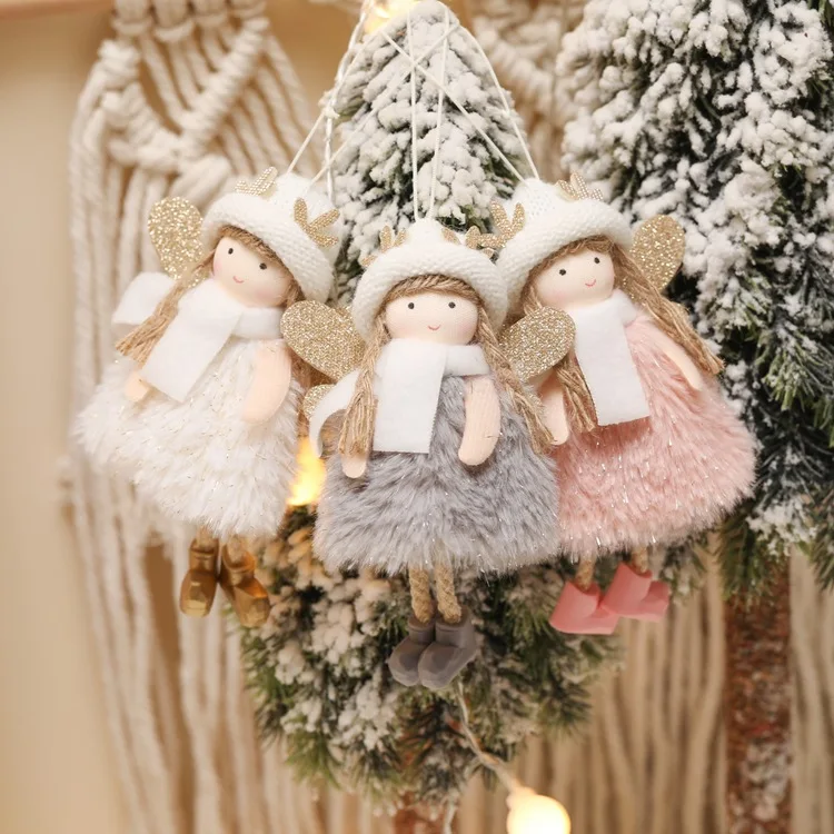 

Christmas decorations Christmas hat antlers angel pendant gifts wholesale