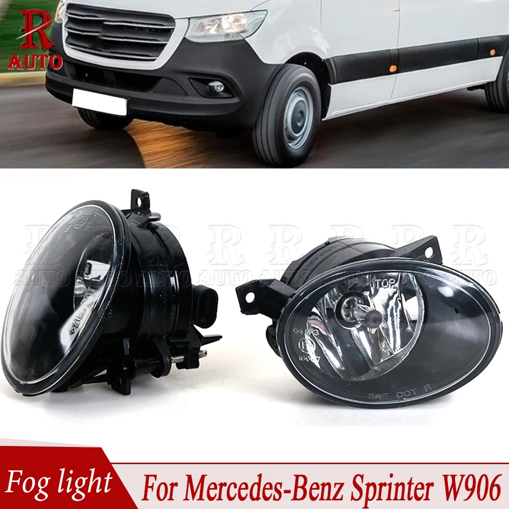 

R-AUTO Front FogLight Lamp Left Right With Halogen Bulbs Fog Driving Light For Mercedes-Benz Sprinter W906 9068203861 9068203961