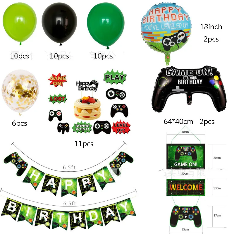 

Игровой тематический воздушный шар из алюминиевой фольги для украшения дня рождения