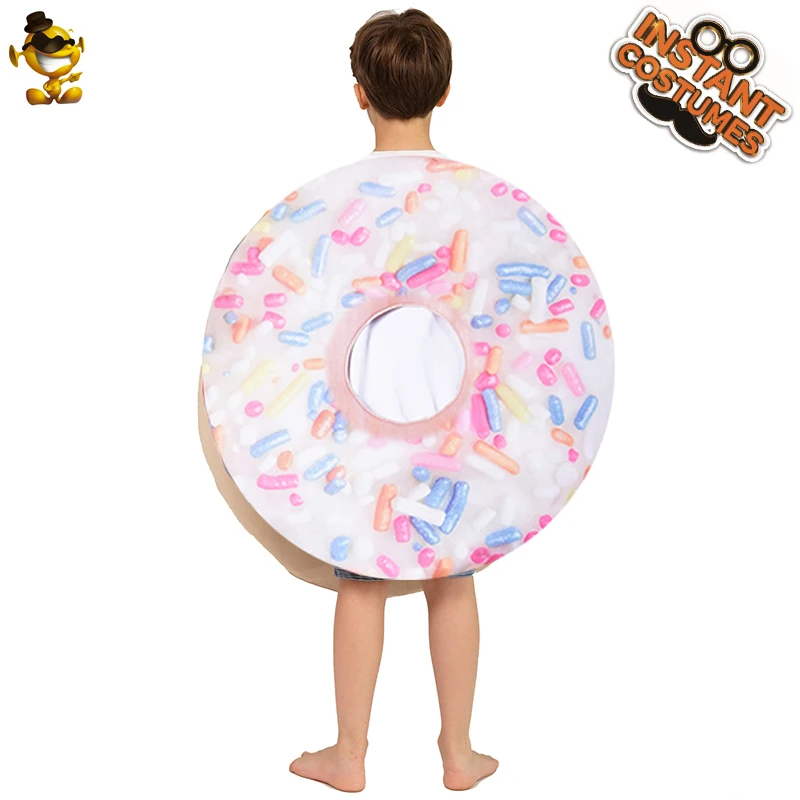 Новый дизайн костюм в виде пончика необычный комбинезон костюмы для косплея