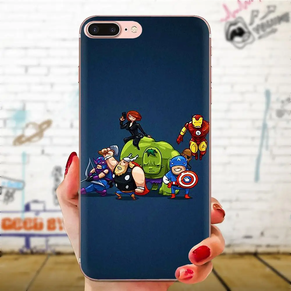 Для huawei P7 P8 P9 P10 P20 P30 Lite Mini Plus Pro Y9 Prime P Smart Z 2018 2019 уникальные Мстители мультфильм
