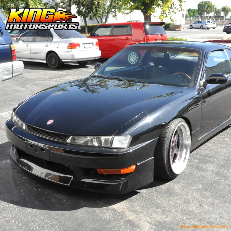 Подходит для NISSAN 240SX S14 SR20 Silvia KOUKI JDM GR STYLE переднего бампера губ Global БЕСПЛАТНАЯ