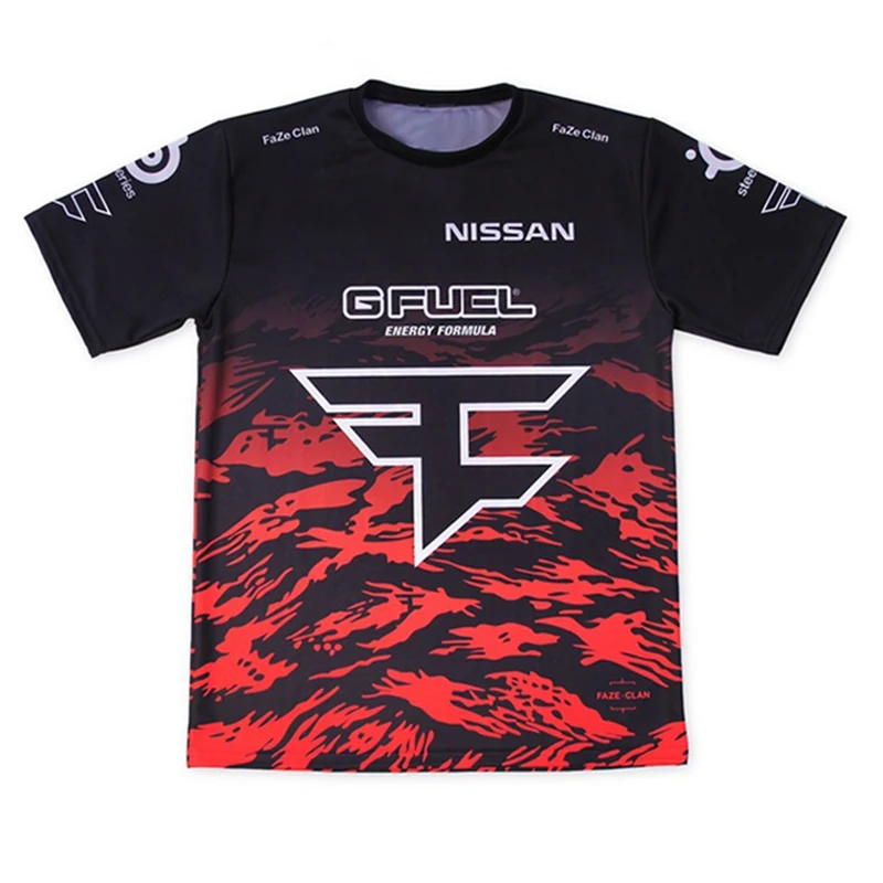 2019 CSGO Esports Jersey Faze Team G2 E-Sports футболка с именем и номером под заказ Мужская флагом