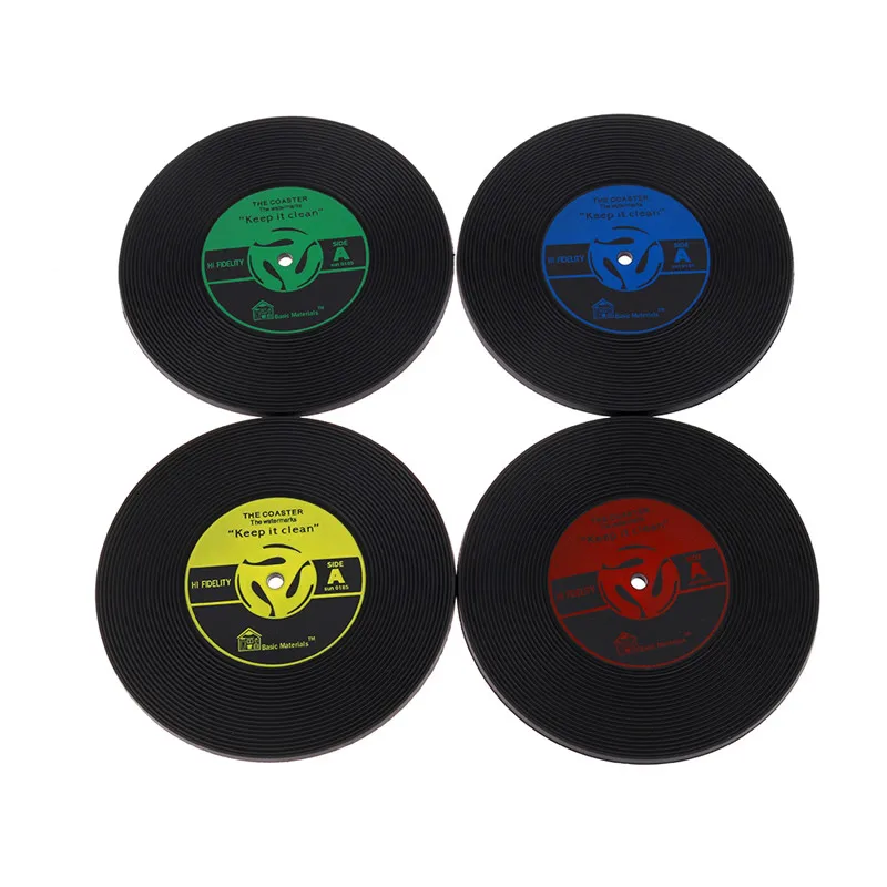 Горячая Распродажа пластиковый виниловый коврик для стола подставка напитков