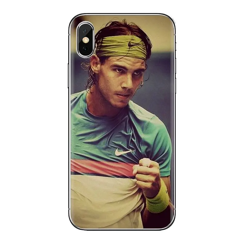 Spain Rafael Nadal Parera Tennis Transparent TPU Shell Covers For Samsung Galaxy A3 A5 A7 A9 A8 Star A6 Plus 2018 2015 2016 2017 |