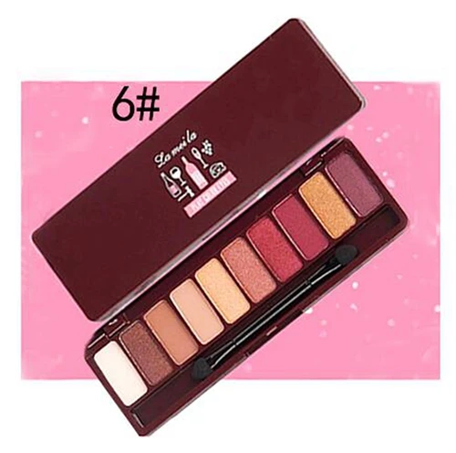 Makeup Luminous Eyeshadow Palette 10 Colors Matte Glitter EyeShadow Diamond Shimmer Eye Primer Eye Shadow