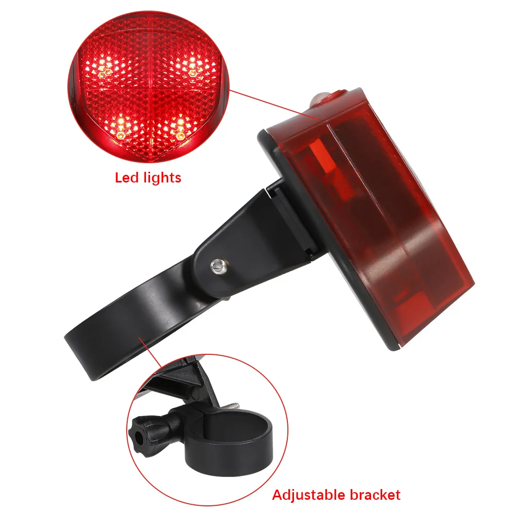 

Cycling Night Super Bright Red Rear Tail Light Bike Bicycle Safety Warning Light Bicycle Accessories
