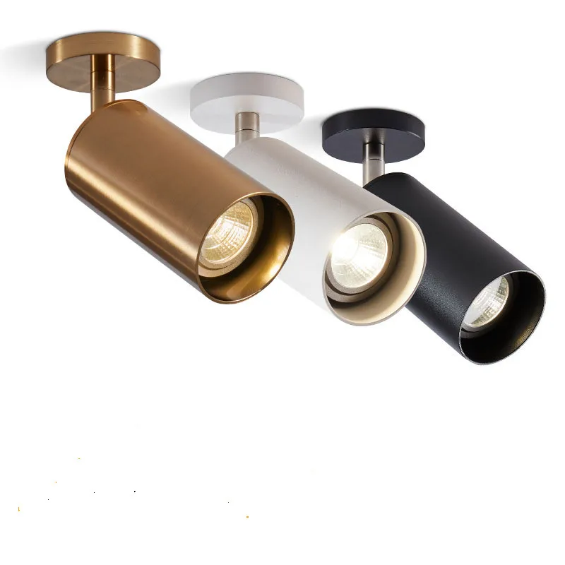 Вращающийся на 360 градусов поверхностный потолочный светильник с 9 Вт GU10 сменный