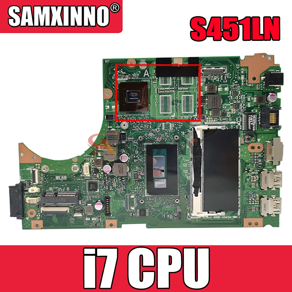 Материнская плата Akemy S451LN для ноутбука ASUS S451 S451L V451 V451L S451LB протестированная