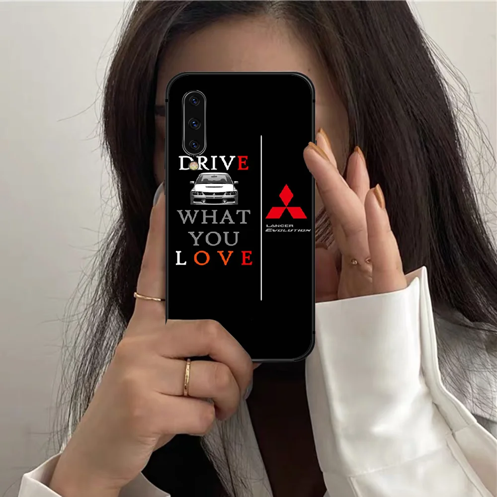 

Car Brand Mitsubishi EVO Phone Case For Samsung Galaxy A 72 52 71 70 51 41 40 31 30 21 20 10 S J 5 6 7 2017 2018 black