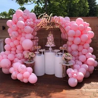 240pcs girl birthday party decorations balloons garland pastel macaron pink balloon arch kit christmas wedding decor supplies