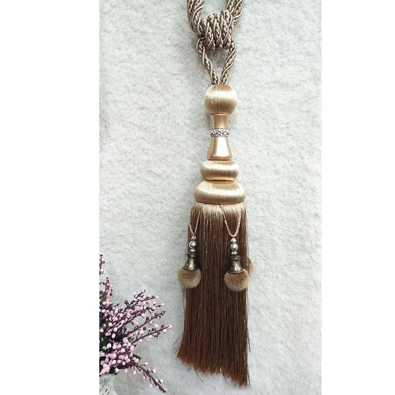 

Curtain lace / high quality curtain strap / hanging ball fringed bayberry hanging ear